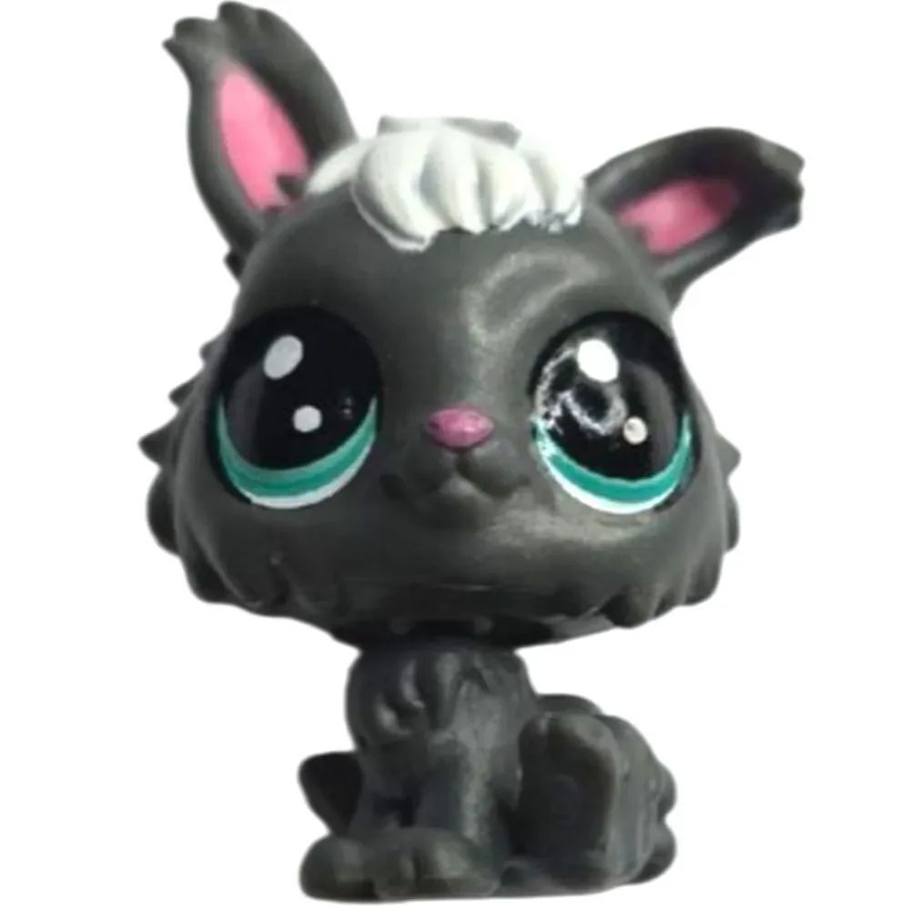 LPS Chalet Angora Gray Mini Rabbit Toy Figure